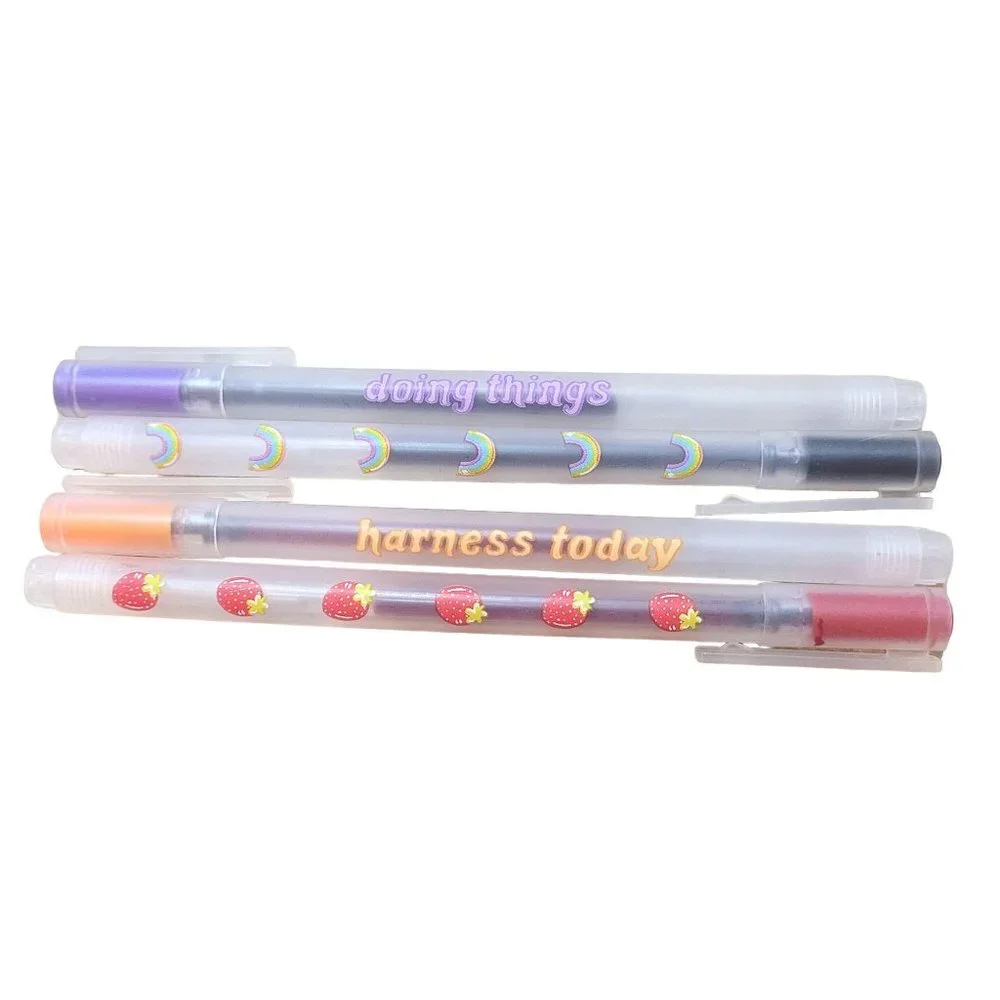 Tween Girl Planner Set Ohh Deer Papergang Go With the Flow Gel Pens Stickers